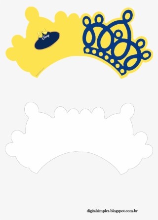 Convites Digitais Simples - Convite De Coroa Molde #6447673