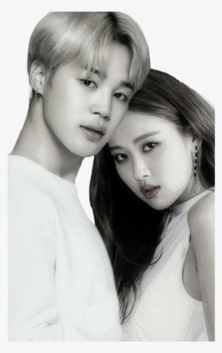 Jirose Jimin Rose Bangtanpink Blackpink Bts Bangtanpink - Jimin And Rose #6448862