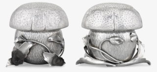Buccellati Silver Mushroom Condiment Jars - Agaricus #6449434