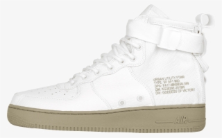 Nike Sf Air Force 1 Mid Ivory Olive - Sneakers #6449915