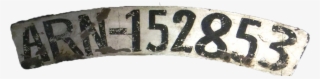 German Motorcycle Front License Plate Postwar 1945 - Number #6450253