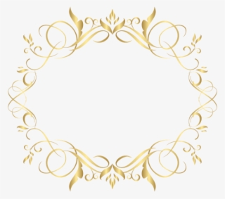 Free Png Gold Deco Frame Png Images Transparent - Portable Network Graphics #6450565