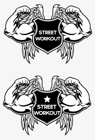 Workout Logo Vector - Street Workout Logo Png #6452229