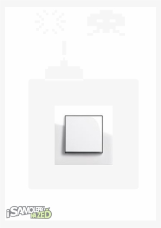 Samolepka Pod Vypínač - Space Invaders #6455262