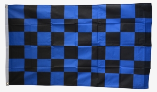 Checkered Blue-black Flag #6456321 Checkered Blue-black Flag #6456321