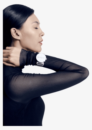 A Woman Wearing A Dot Watch On Her Wrist - Girl #6456911