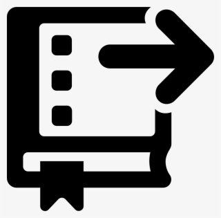 E-book With Right Arrow Comments - Book Arrow Icon #6456972