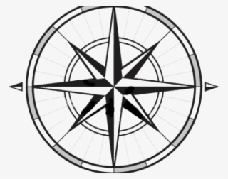Compass Clipart Transparent Background - Fancy Compass Rose #6457607