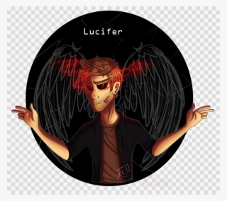 Supernatural Lucifer Cartoons Png Clipart Cartoon Drawing - Vinyl Record With No Background #6459821