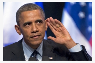 Barack Obama Becomes The 44th President Of The United - Obama Can T Hear #6465234