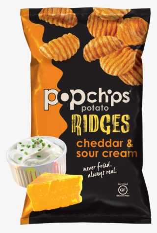 Picture - Popchips Ridges Cheddar & Sour Cream #6465308