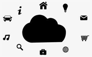 Cloud Elements Alpha Black - Graphic Design #6466793