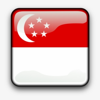 Flag Of Singapore National Flag Lion Head Symbol Of - Clip Art Singapore Flag #6468264