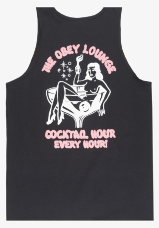 Obey Worldwide Happy Hour Tank Top Shirt Mens Skateboard #6474627