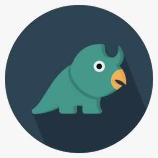 Creative Tail Animal Dinosaur - Dinosaur Flat Icon #6477851