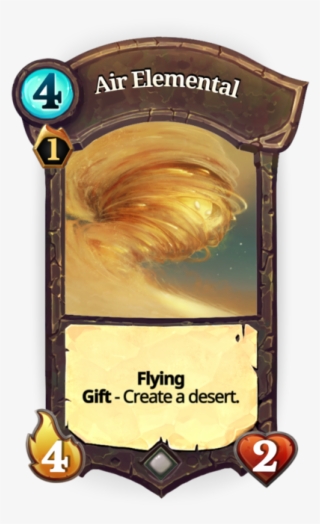 5/3 And Flying Is Arguably Worth 4 And A Land - Faeria Wind Elemental #6478958