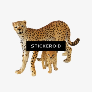 شيخة Png تحميل مجاني الفهد - Papo 50044 Cheetah With Cub #6479200