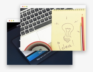 Lightbulb Idea On Paper #6481636 Lightbulb Idea On Paper #6481636