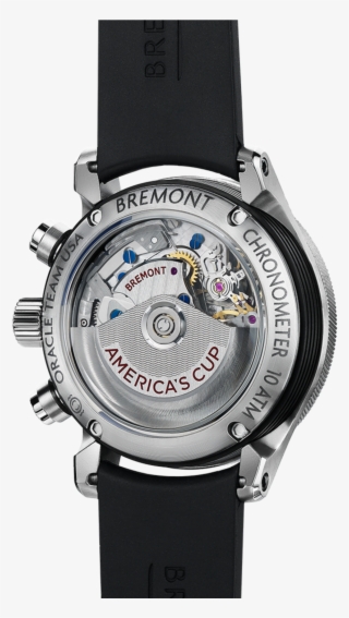 Ac R Ti Watch Back View - Bremont Watch Americas Cup Regatta Ac Black Titanium #6484654