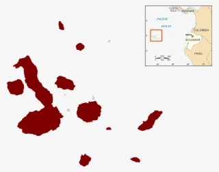 Amblyrhynchus Cristatus Distribution Map - Woodpecker Finch Range Map #6484694