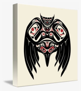 "salish Raven" By , // In 2001, After A Trip To Washington - Raven Pacific Northwest Native American Art #6484821
