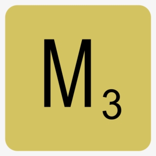 Scrabble Alphabet Letters Png - Scrabble Letter M Png #6485106