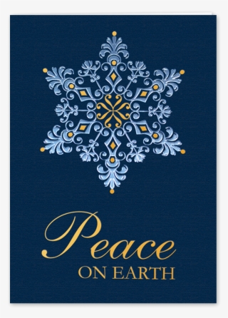 Picture Of Filigree Snowflake Greeting Card - Filigree Snowflake Holiday Greeting Card #6485205