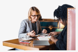 Two Female Professionals In A Business Meeting - Job #6486563