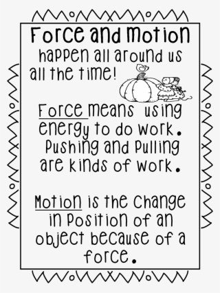 Hello Everyone Next Week We Will Begin A Science Unit - Force And Motion Meaning #6487417
