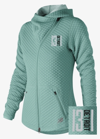 Detroit Heat Loft Asym Jacket Mls (13 - Women's New Balance Heat Loft Asym Jacket #6487955