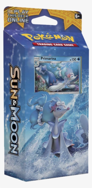 Pokemon Sun And Moon Theme Deck Bright Tide - Sun And Moon Primarina Theme Deck #6489800