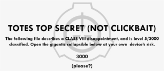Warning - Scp Foundation #6491247