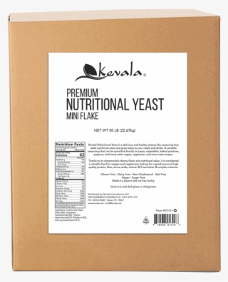 Nutritional Yeast 50 Lb - Kevala - Premium Nutritional Yeast Large Flake - 14 #6492429
