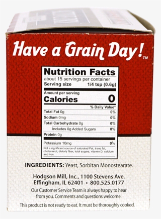 Active Dry Yeast - Hodgson Mill Whole Wheat Blueberry Muffin Mix - 6 Oz #6492601