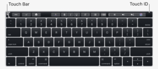 A Keyboard With The Touch Bar Across The Top - External Keyboard With Touch Bar #6493498
