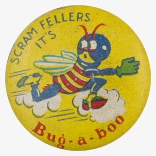 Bug A Boo Advertising Button Museum - Honeybee #6493590