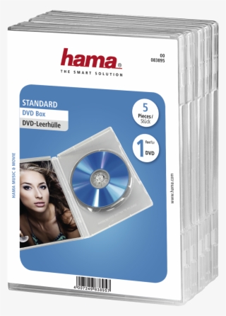 Standard Dvd Jewel Case, Pack Of 5, Transparent - Standard Dvd Jewel Case Pack Of 5 (transparent) #6493925