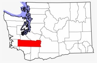 Map Of Washington Highlighting Lewis County - Thurston County #6494322