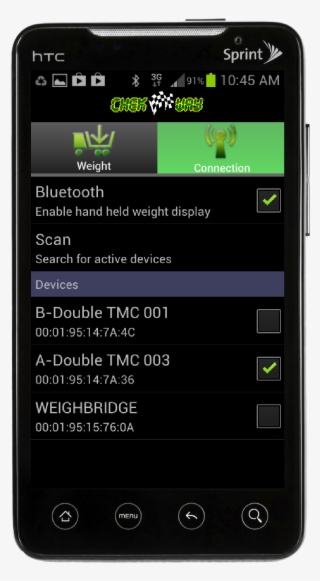 Phone Way Connection Window With Available Vehicles - Vehicle #6495976