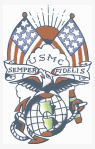 Tinsley Transfers Temporary Military Tattoos, Usmc #6498562