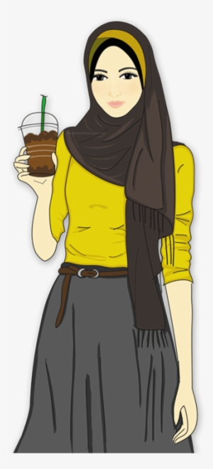 Doodle, Long Skirt, And Hijab Girl Image - Drawing #650421