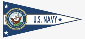 Navy Pennant - Navy Aircraft Carrier Decal Large 16" #650519