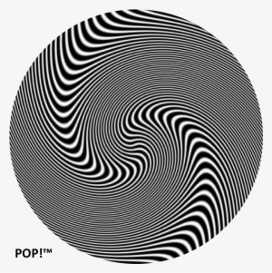 Coated Black Swirl Design On An Expanding Stand, Grip, - Optical Illusion Wallpaper Iphone #650723