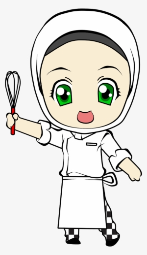 Banner Free Girl Png By Gushagashakun On Deviantart - Chef Cartoon Girl Png #651180