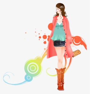 Download Fashion Girl Transparent Background Hq Png - Fashion Icon Png #652557
