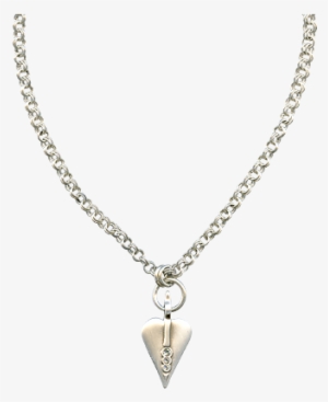 Free Icons Png - Danon Silver Necklace With Swarovski Crystals Heart #653182