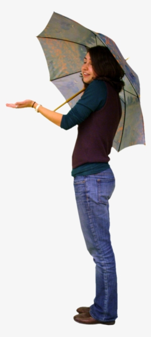 Cb Girl Png - Woman With Umbrella Png #653421