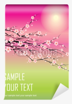 Branch Of Cherry Blossom Sakura Tree Wall Mural • Pixers® - Cherry Blossom #653517