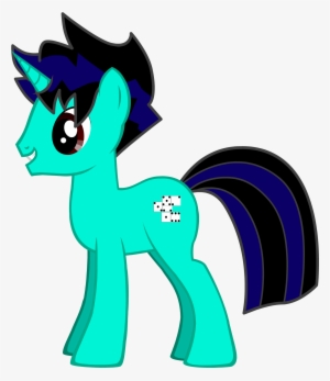Fanmade Domino Mint Oc - My Little Pony Light Blue #653539
