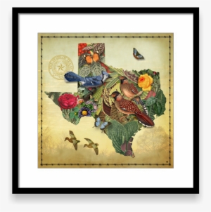 Food Advertising Flag - Texas Map Metal Print By Gary Grayson #653904